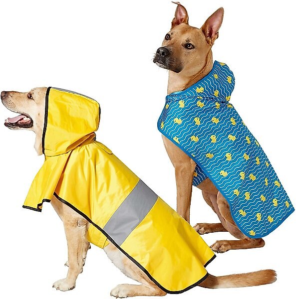 Frisco Rainy Days + Rubber Ducky Dog Raincoat, XXX-Large slide 1 of 9