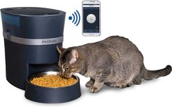 PetSafe Smart Feed 2.0 Wifi-Enabled Automatic Feeder, Blue + American Journey Salmon & Sweet Potato Recipe Grain-Free Dry Dog Food slide 2 of 8