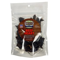 Venison Joe's Single Ingredient Beef Heart Dehydrated Dog Treat, 5-oz bag