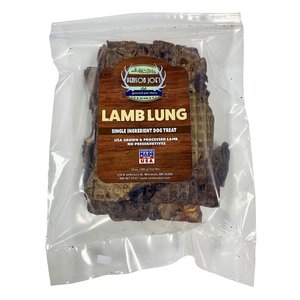 Venison Joe's Single Ingredient Lamb Lung Dehydrated Dog Treat, 10-oz bag