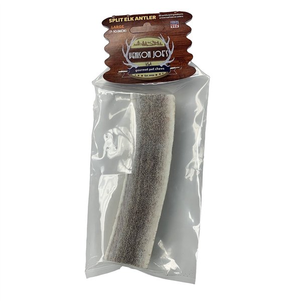 Venison Joe's Split Elk Antler Dog Treat, Large slide 1 of 3