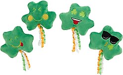 Frisco St. Patrick's Shamrocks Cat Toy with Catnip, 4 count