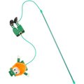 Frisco St. Patrick's Leprechaun Teaser Wand Cat Toy with Catnip