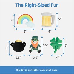 Frisco St. Patrick's Lucky Celebration Cat Toy with Catnip slide 2 of 3