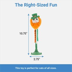 Frisco St. Patrick's Leprechaun Suction Cup Teaser Cat Toy with Catnip slide 2 of 4