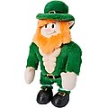 Frisco St Patrick's Leprechaun Muscle Plush Squeaky Dog Toy