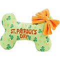 Frisco St. Patrick's My First St. Patrick's Day Bone Reversible Plush Squeaky Dog Toy