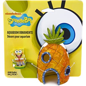 Penn-Plax SpongeBob & Pineapple Home Aquarium Ornament