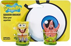 Penn-Plax SpongeBob & Patrick Combo Aquarium Ornament