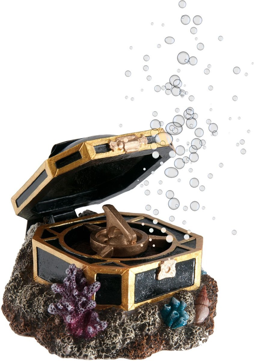 PENNPLAX Jack Sparrow Compass Aquarium Ornament