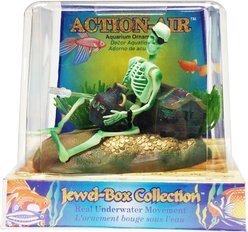 Penn-Plax Skeleton Treasure Aquarium Ornament slide 2 of 2