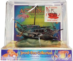 Penn-Plax Rocking Shipwreck Aquarium Ornament slide 2 of 2