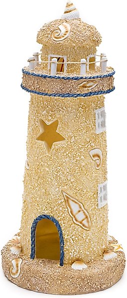 Penn-Plax Medium Light House Aquarium Ornament slide 1 of 3
