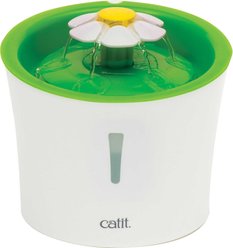 Catit Flower Plastic Fountain, 100-oz + Frisco Pet Toy & Bowl Cleaning Wipes slide 2 of 8