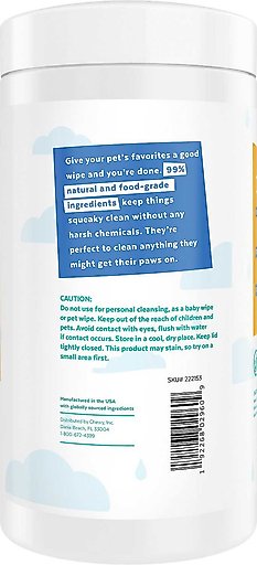Catit Flower Plastic Fountain, 100-oz + Frisco Pet Toy & Bowl Cleaning Wipes