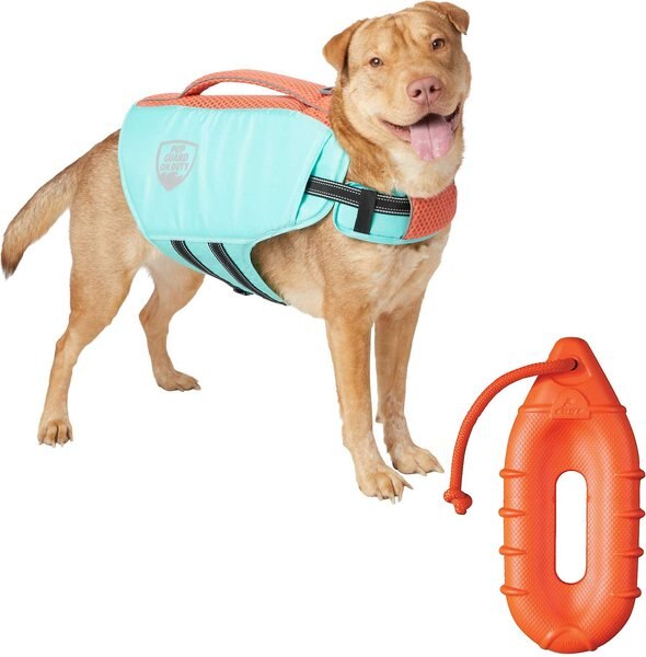 Frisco Active Life Jacket, Large + ROGZ by KONG Flingz Buoy Dog Toy slide 1 of 9