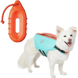 Frisco Active Life Jacket, Small + ROGZ by KONG Flingz Buoy Dog Toy