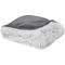 Show in main carousel: Frisco Eyelash Cat & Dog Bolster Bed + Blanket, Silver, Medium slide 7 of 10