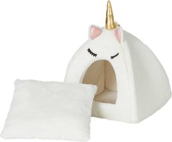 Frisco Novelty Unicorn Covered Bed + Cactus Cat Scratching Post, 22-in slide 2 of 8