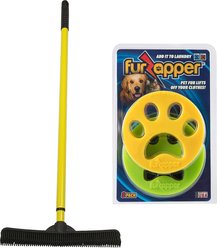 FURemover Extendable Hair Removal Broom + FurZapper Dog & Cat Hair Removal Tool