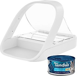 SureFeed Microchip Small Feeder + Blue Buffalo Tastefuls Chicken Entree Mature Cats Pate Wet Cat Food slide 1 of 8