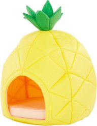 YML Pineapple Covered Bed, Medium + Pet Odor Exterminator Pineapple Coconut Deodorizing Candle slide 2 of 6