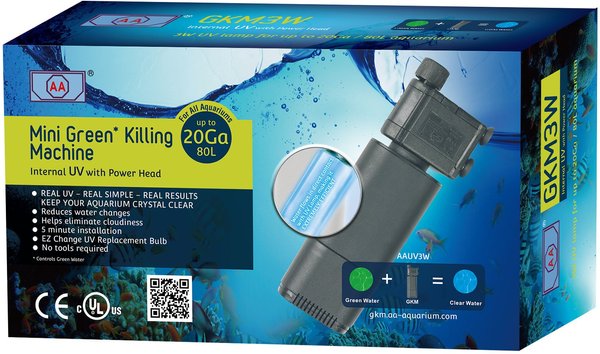 AA Aquarium Green Killing Machine Internal UV System, 3-watt slide 1 of 3
