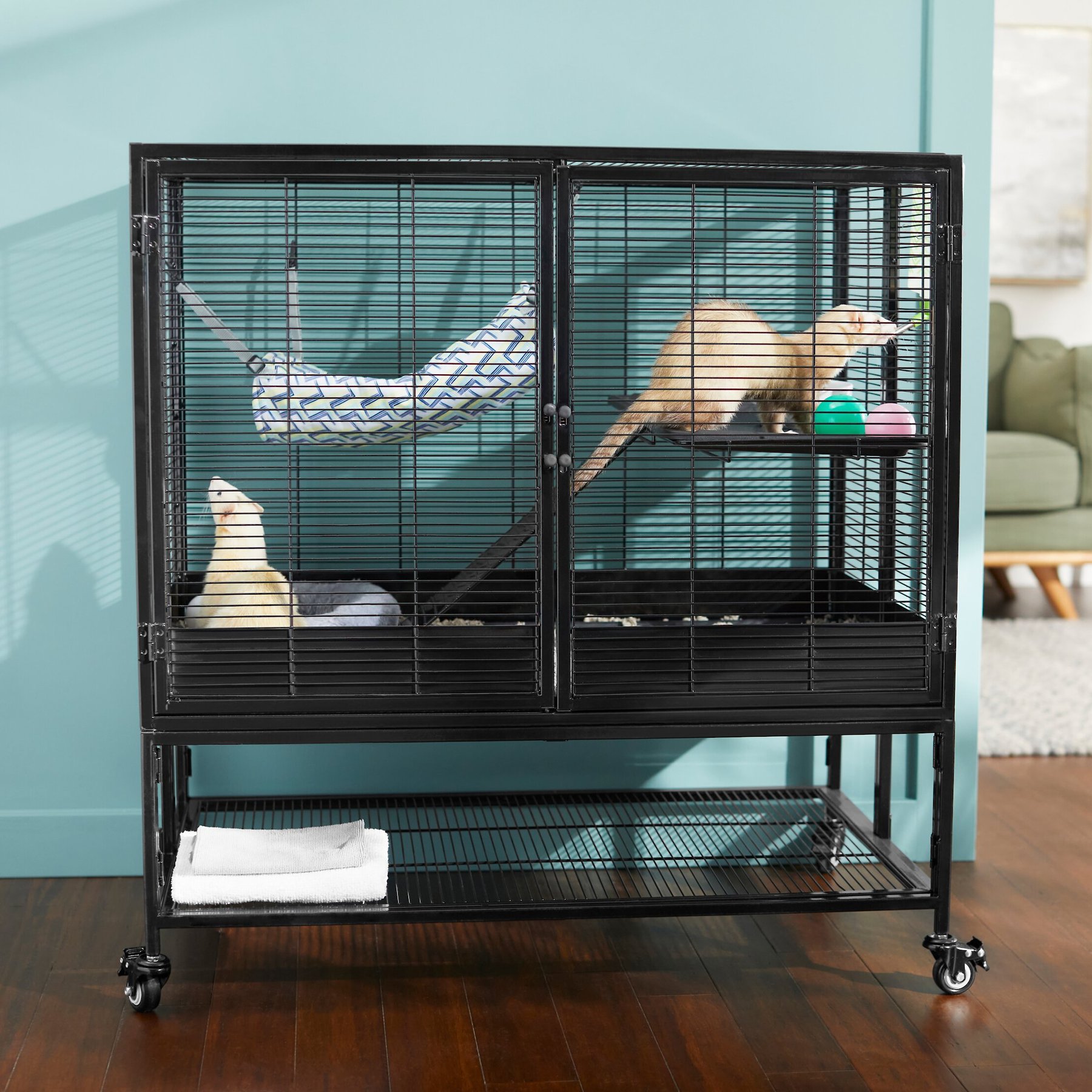 FRISCO Small Animal Cage Two Story Chewy