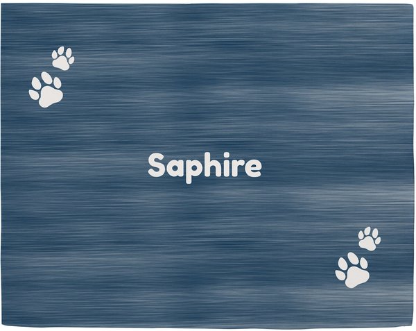 Frisco Personalized Heathered Sherpa Cat & Dog Blanket, 30" x 40" slide 1 of 6