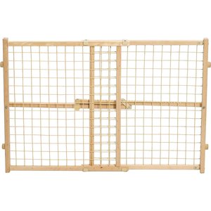 MidWest Wood/Wire Mesh Pet Gate, 24-in, bundle of 2