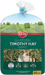 Kaytee Natural Timothy Hay Small Animal Food, 96-oz bag, bundle of 3