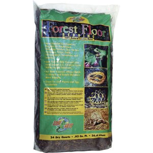 Zoo Med Forest Floor Natural Cypress Mulch Reptile Bedding, 24-qt bag, bundle of 3