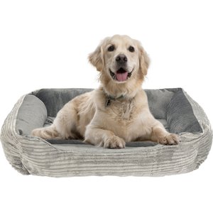 HappyCare Textiles Reversible Rectangle Cordurory Cat & Dog Bed