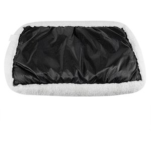 HappyCare Textiles Self-Warming Sherpa Bolster Cat & Dog Bed, Small