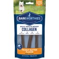 Barkworthies Collagen Beef Sticks Peanut Butter Flavor Dog Bone, 3 count
