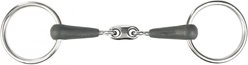 Horze Oval Link Loose Ring Snaffle Horse Bit, 4