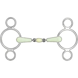 Horze Apple Flavor Peanut Link Elevator Horse Bit, 5