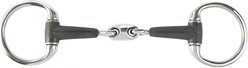 Horze Equestrian Rubber Oval Link Eggbutt Snaffle Horse Bit, 4