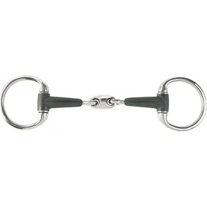 Horze Rubber Oval Link Eggbutt Snaffle Horse Bit