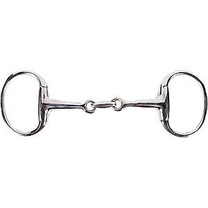 Horze Lozenge Link Eggbutt Snaffle Horse Bit, 5.25