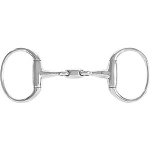 Horze Equestrian Oval Link Eggbutt Snaffle Horse Bit, 3.25