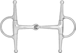 Horze Full Cheek Snaffle Horse Bit, 4.5