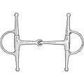 Horze Equestrian Full Cheek Snaffle Horse Bit, 5