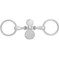 Horze Equestrian Spoon Mouth Loose Ring Snaffle Horse Bit, 5