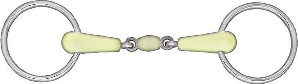 Horze Apple Flavor Peanut Link Loose Ring Snaffle Horse Bit