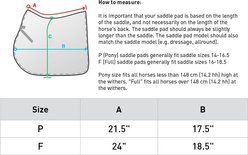 Horze Chooze All Purpose Saddle Pad, Black, Horse slide 2 of 2