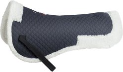 Horze Equestrian Fur Half Horse Saddle Pad, Grey, Pony