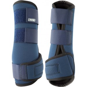 Horze Equestrian Brushing Horse Boots, Blue, Small