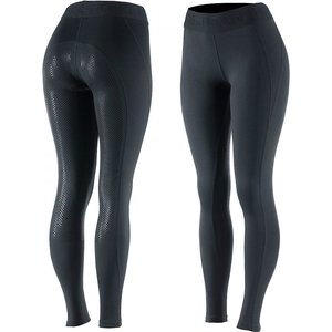 Horze Equestrian Womens Madison Silicone Full Seat Tights, Black, 26