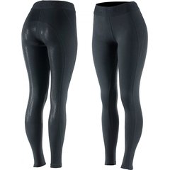 Horze Womens Madison Silicone Full Seat Tights, Black, 32